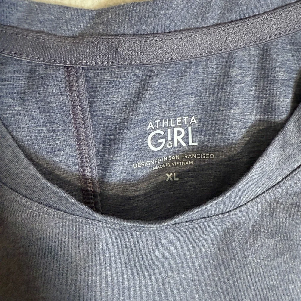 Athleta Girl Active Set Top‎ and Leggings Athletic Wear Purple Extra Large XL